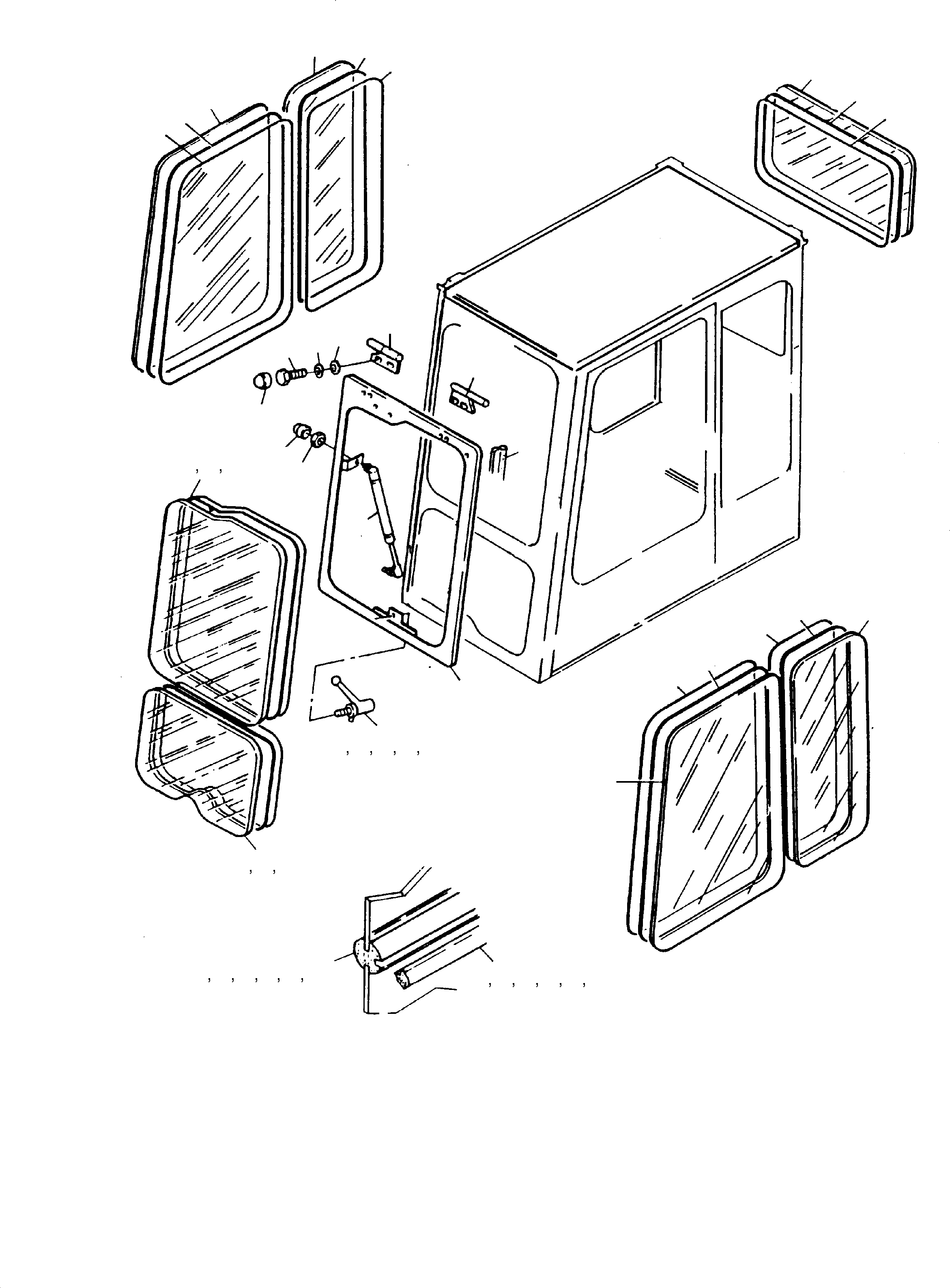 Excavators Mining Komatsu / H95 S/N 86052(g86052) / Glazing(090-2912 : 090-2912)
