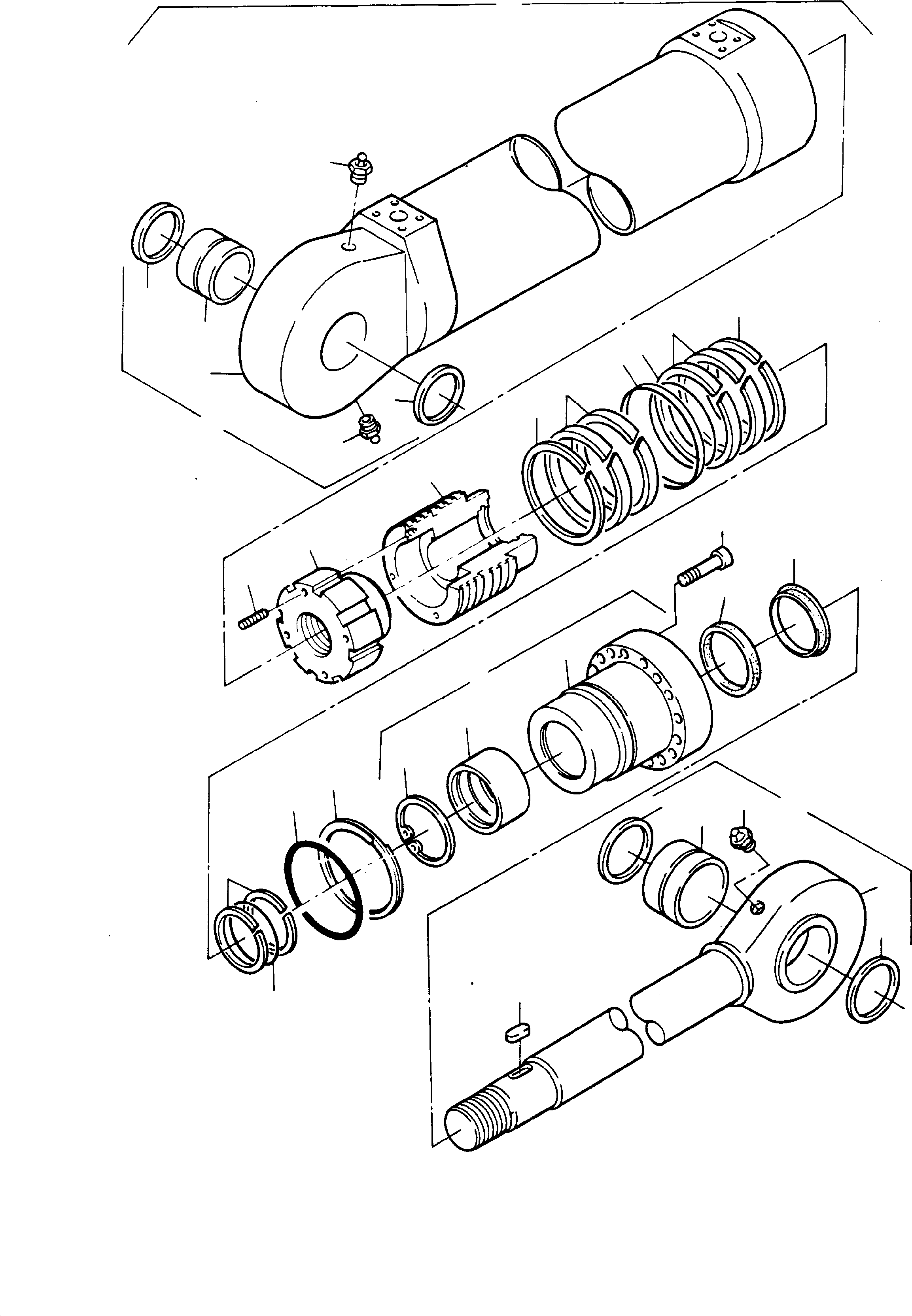 Excavators Mining Komatsu / H95 S/N 86052(g86052) / Hydraulic Cylinder(086-4176a : 086-4176a)