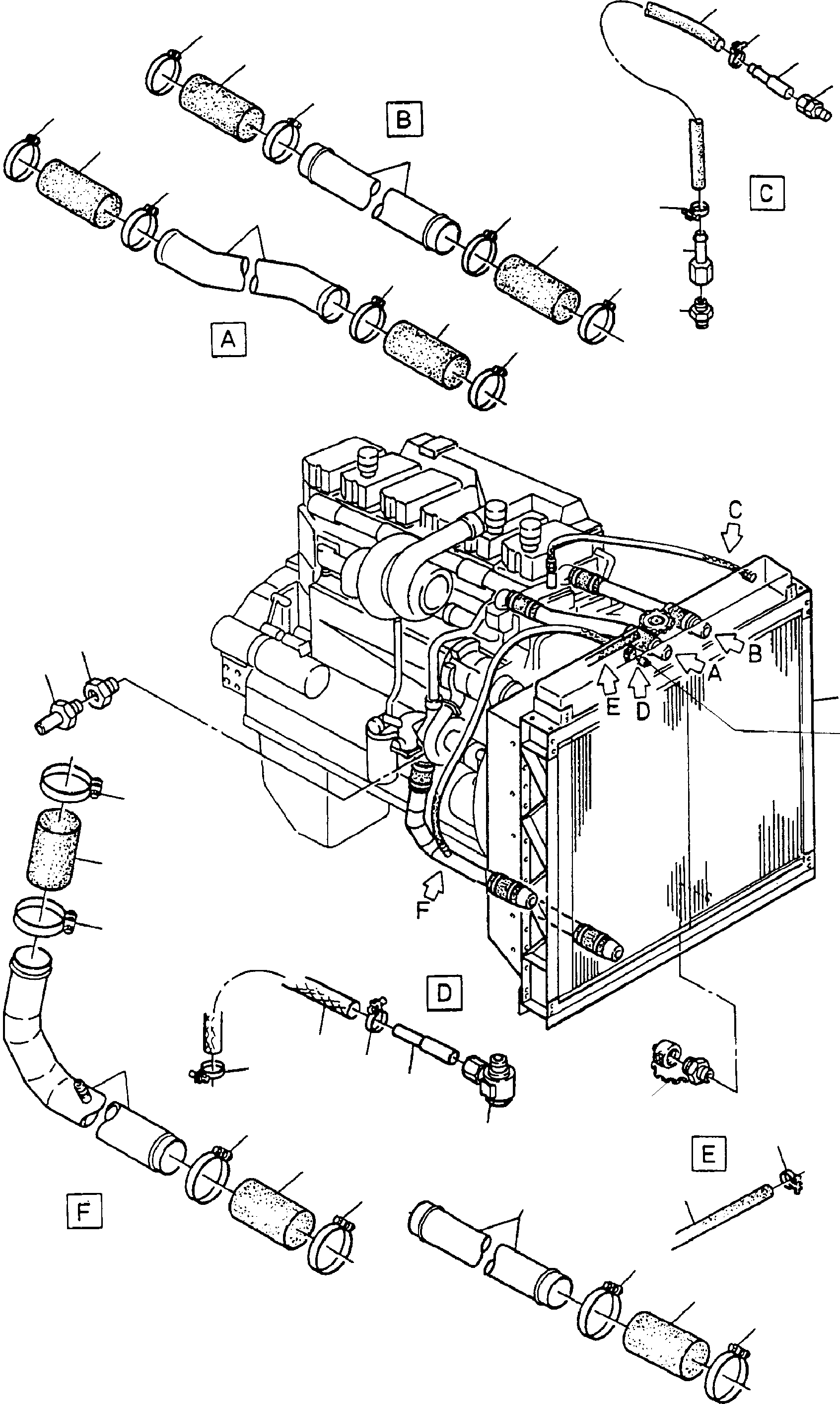 Excavators Mining Komatsu / H95 S/N 86052(g86052) / Radiator Arr.(086-1226-1 : 086-1226-1)