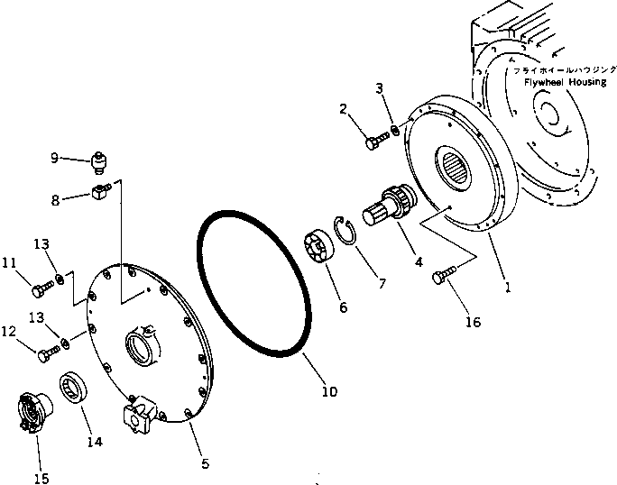 Road Cutters Komatsu / GC380F-1 S/N 10001-UP(gc380f0r) / COUPLING(060010 : 2001)