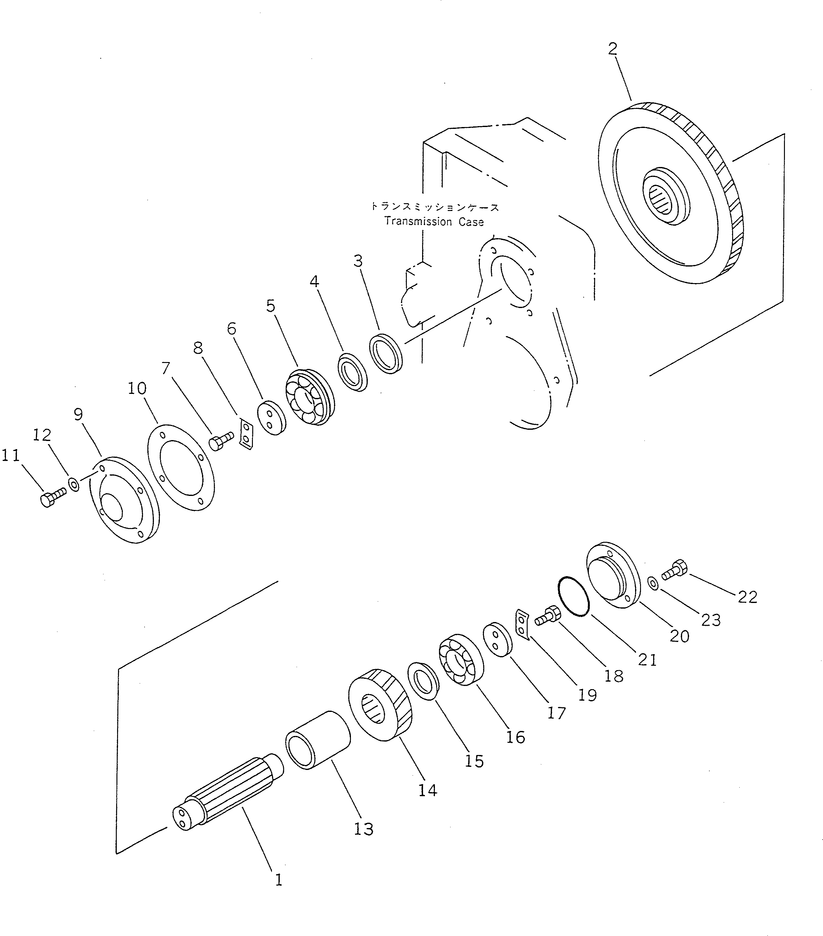 Road Cutters Komatsu / GC380F-1 S/N 10001-UP(gc380f0r) / TARNSMISSION (HIGH-LOW GEAR) (3/4)(060100 : 2303)