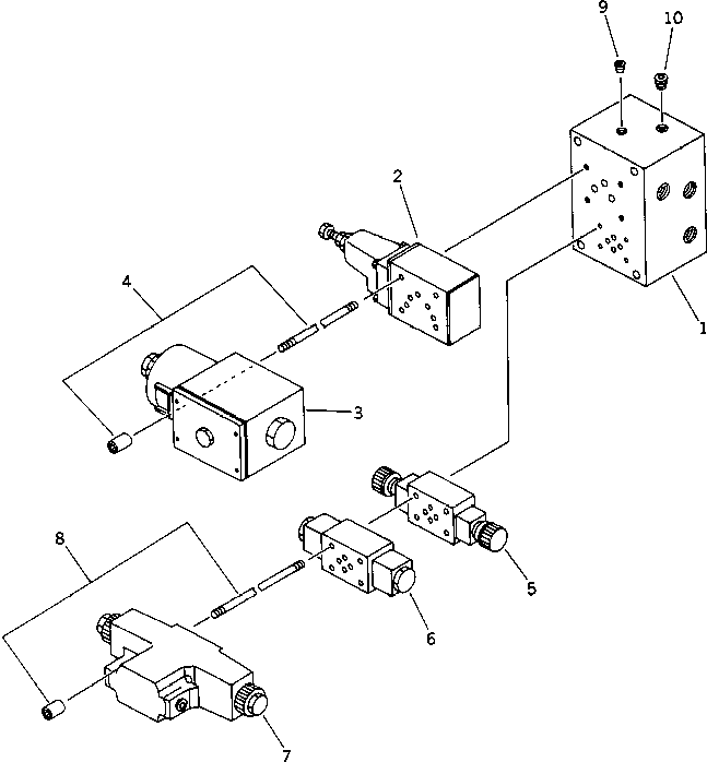 Road Cutters Komatsu / GC380F-1 S/N 10001-UP(gc380f0r) / STEERING PIPING (3/5)(060300 : 2753)