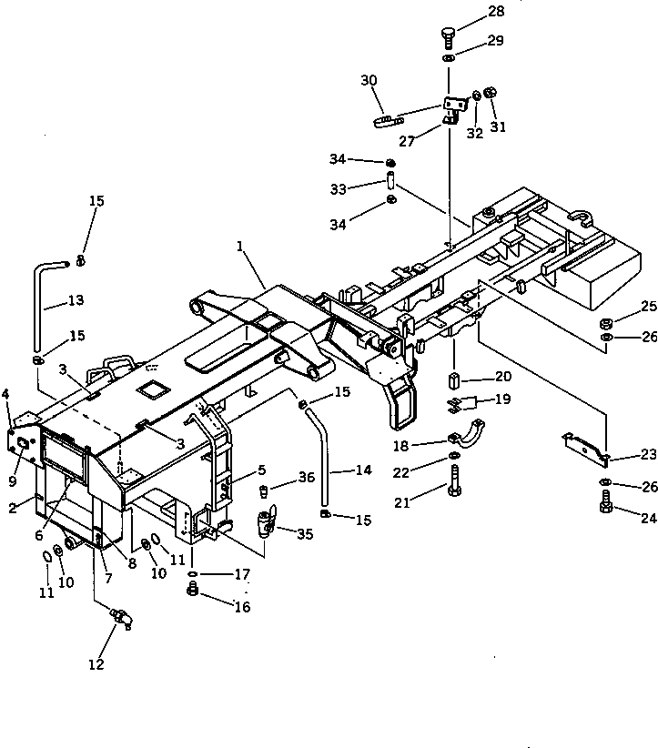 Road Cutters Komatsu / GC380F-1 S/N 10001-UP(gc380f0r) / MAIN FRAME(#10001-10025)(150010 : 5003)