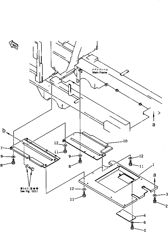 Road Cutters Komatsu / GC380F-1 S/N 10001-UP(gc380f0r) / UNDER COVER(150100 : 5041)