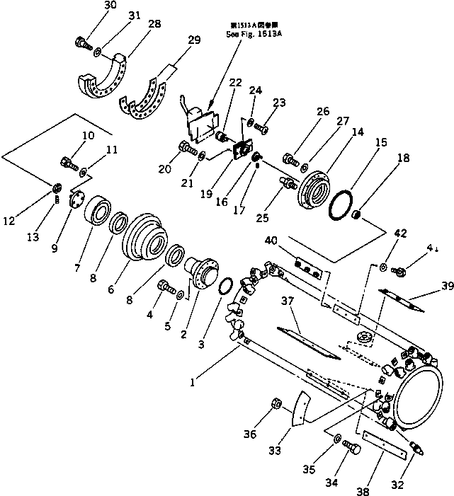 Road Cutters Komatsu / GC380F-1 S/N 10001-UP(gc380f0r) / ROTOR DRUM (1/2)(#10026-)(210070 : 7012A)