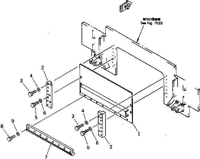 Road Cutters Komatsu / GC380F-1 S/N 10001-UP(gc380f0r) / ROTOR GATE (3/3)(#10026-)(210260 : 7035)
