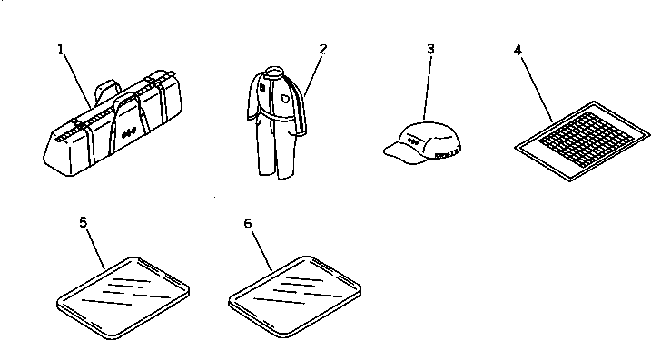 Road Cutters Komatsu / GC380F-1 S/N 10001-UP(gc380f0r) / ACCESSORY PARTS(270040 : 9903)