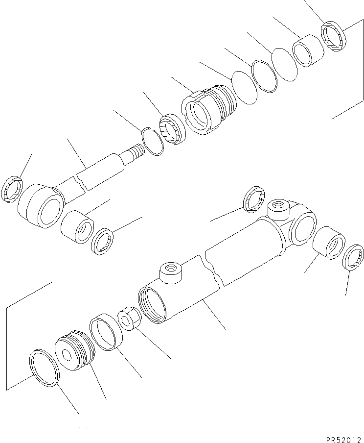 Other Komatsu / GC50-1 S/N 1001-UP(gc50-1c) / ARTICULATE CYLINDER(060030 : 2723)