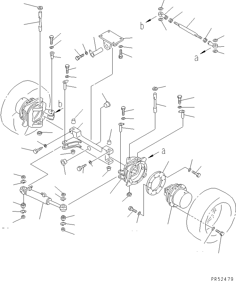 Other Komatsu / GC50-1 S/N 1001-UP(gc50-1c) / FRONT AXLE(#1001-1052)(060060 : 2801)