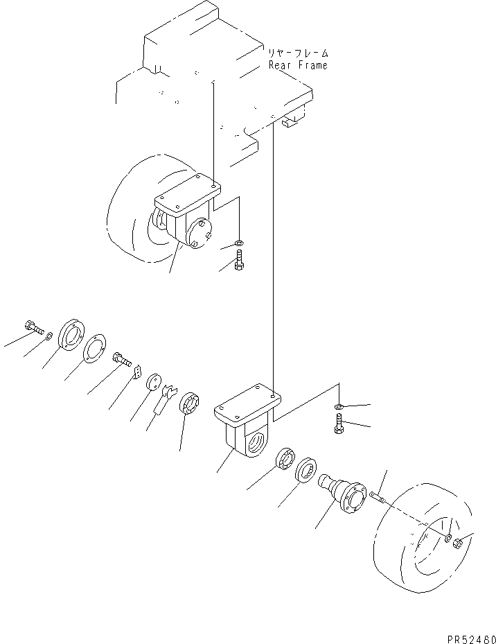 Other Komatsu / GC50-1 S/N 1001-UP(gc50-1c) / REAR AXLE(#1001-1100)(060080 : 2901)