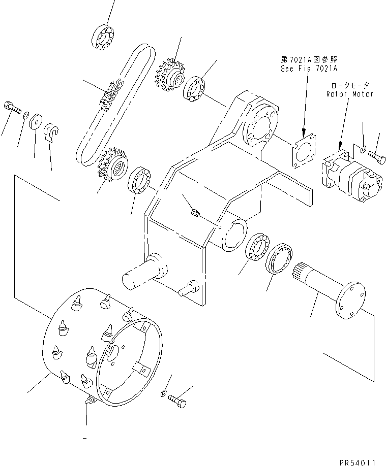 Other Komatsu / GC50-1 S/N 1001-UP(gc50-1c) / ROTOR(#1026-)(210020 : 7001A)