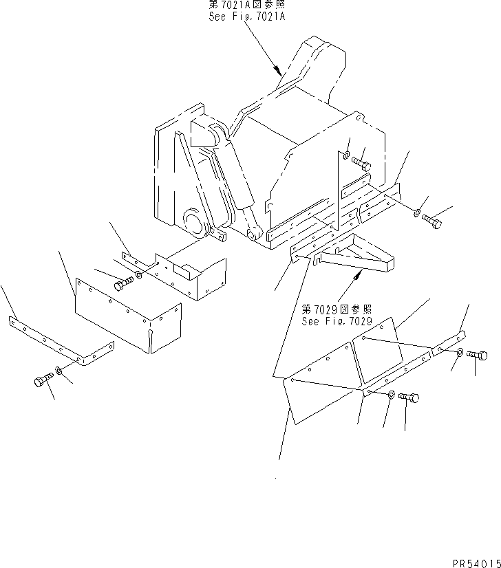 Other Komatsu / GC50-1 S/N 1001-UP(gc50-1c) / ROTOR COVER (2/2)(#1026-)(210090 : 7023A)