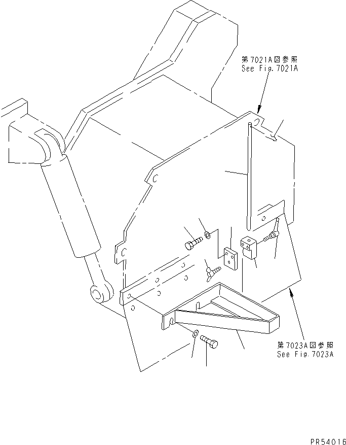 Other Komatsu / GC50-1 S/N 1001-UP(gc50-1c) / CIRCLE CUTTING GUIDE(#1026-1100)(210120 : 7029)