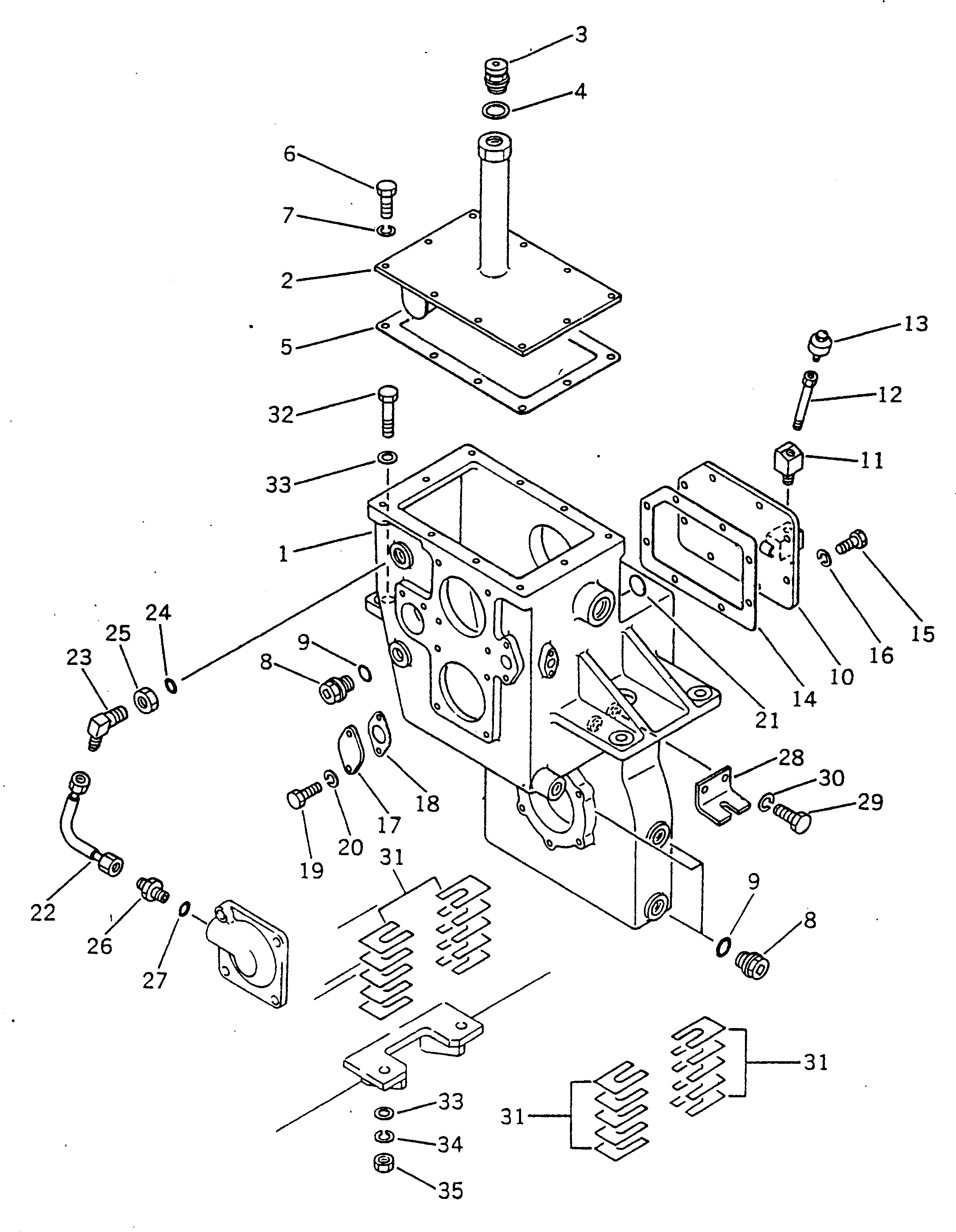 Graders Komatsu / GD300A-1 S/N 2001-UP(gd300a-r) / DIRECTIONAL TRANSMISSION (1/4)(060060 : 241)