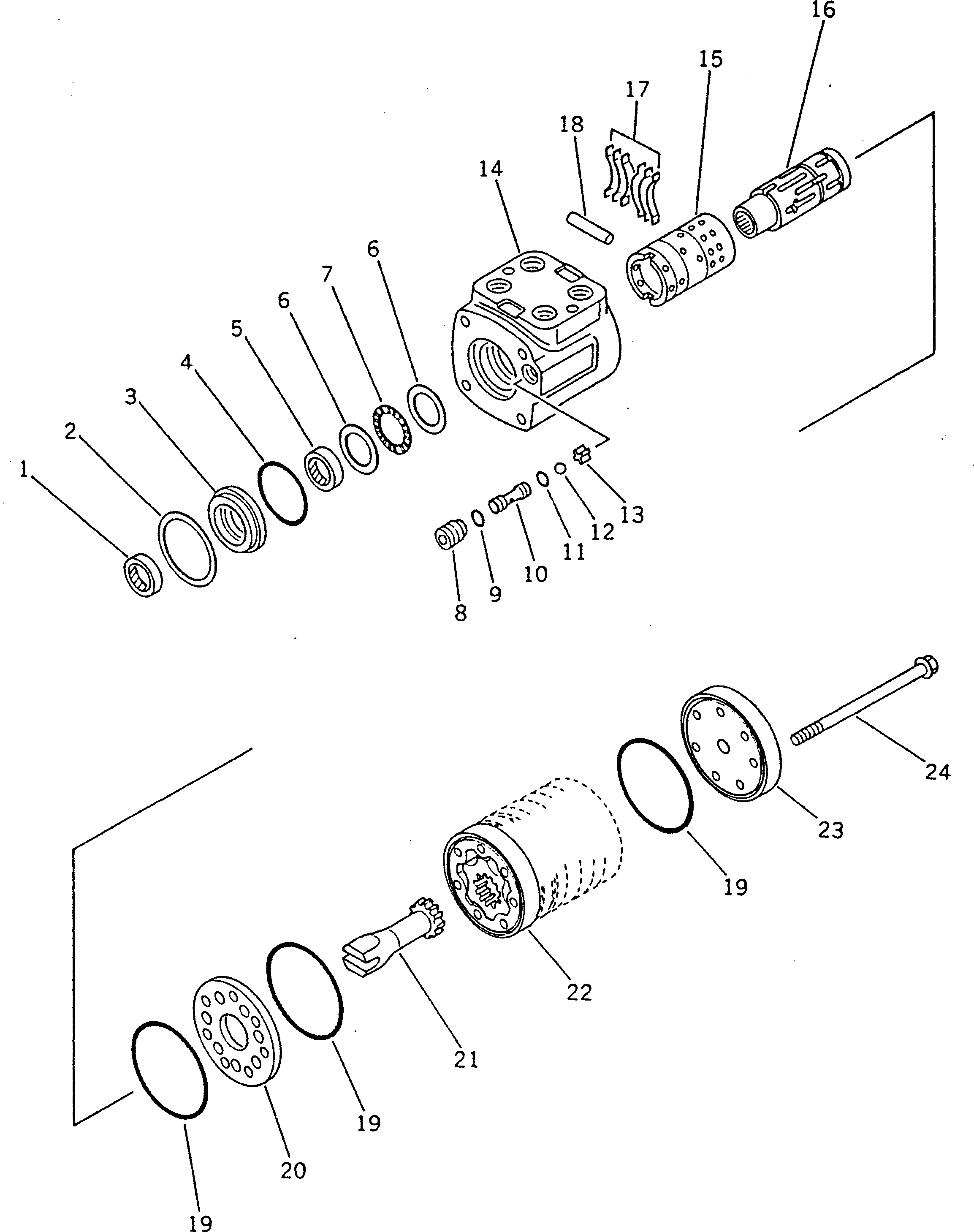 Graders Komatsu / GD300A-1 S/N 2001-UP(gd300a-r) / STEERING VALVE(120050 : 415)