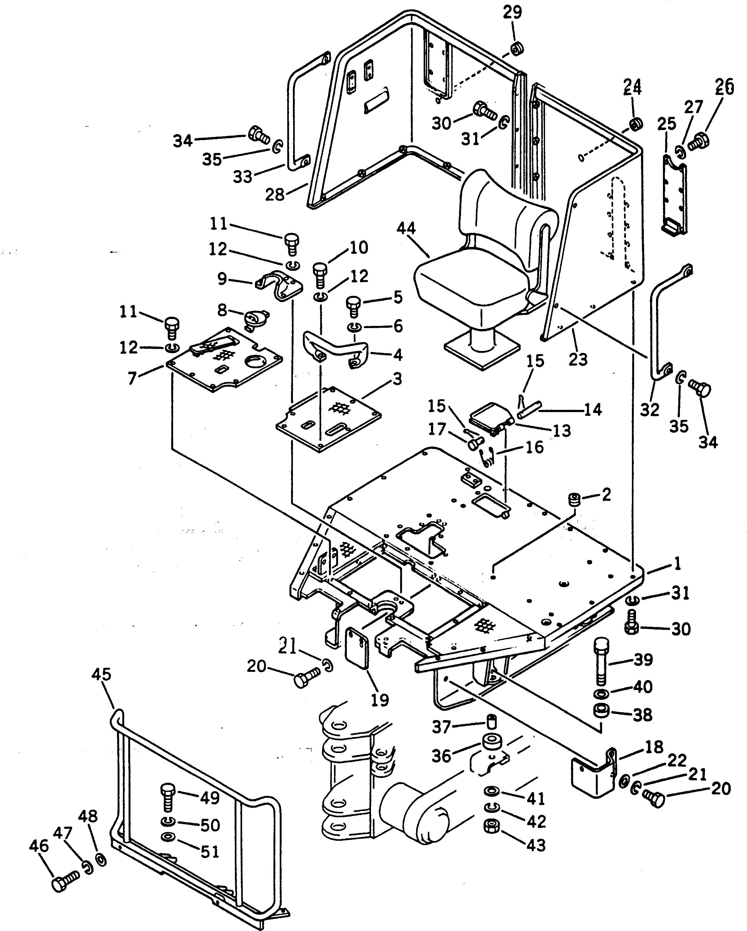 Graders Komatsu / GD300A-1 S/N 2001-UP(gd300a-r) / OPERATOR