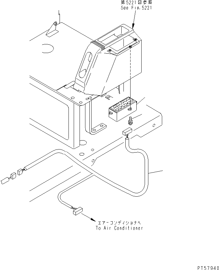 Graders Komatsu / GD305A-3 S/N 8001-UP(gd305a1r) / ELECTRICAL SYSTEM (AIR CONDITIONER CONTROL PANEL)(030240 : 1551)