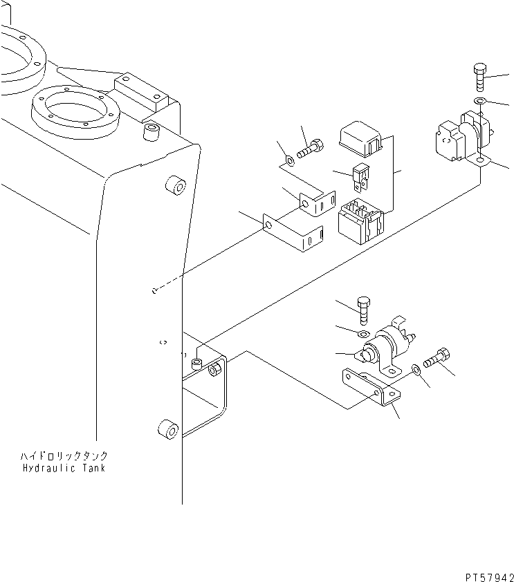 Graders Komatsu / GD305A-3 S/N 8001-UP(gd305a1r) / ELECTRICAL SYSTEM (ENGINE LINE) (ENGINE RELAY AND SLOW BLOW FUSE)(030260 : 1571)