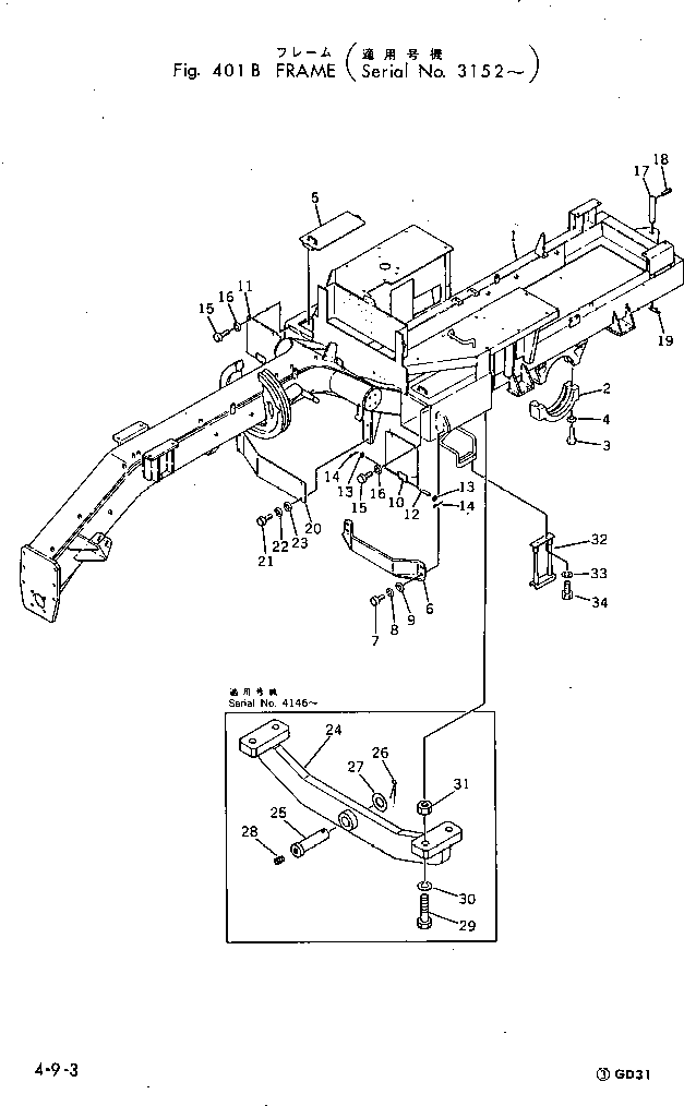 Graders Komatsu / GD31RC-3A S/N 4001-UP(gd31rc-c) / FRAME(120010 : 401B)
