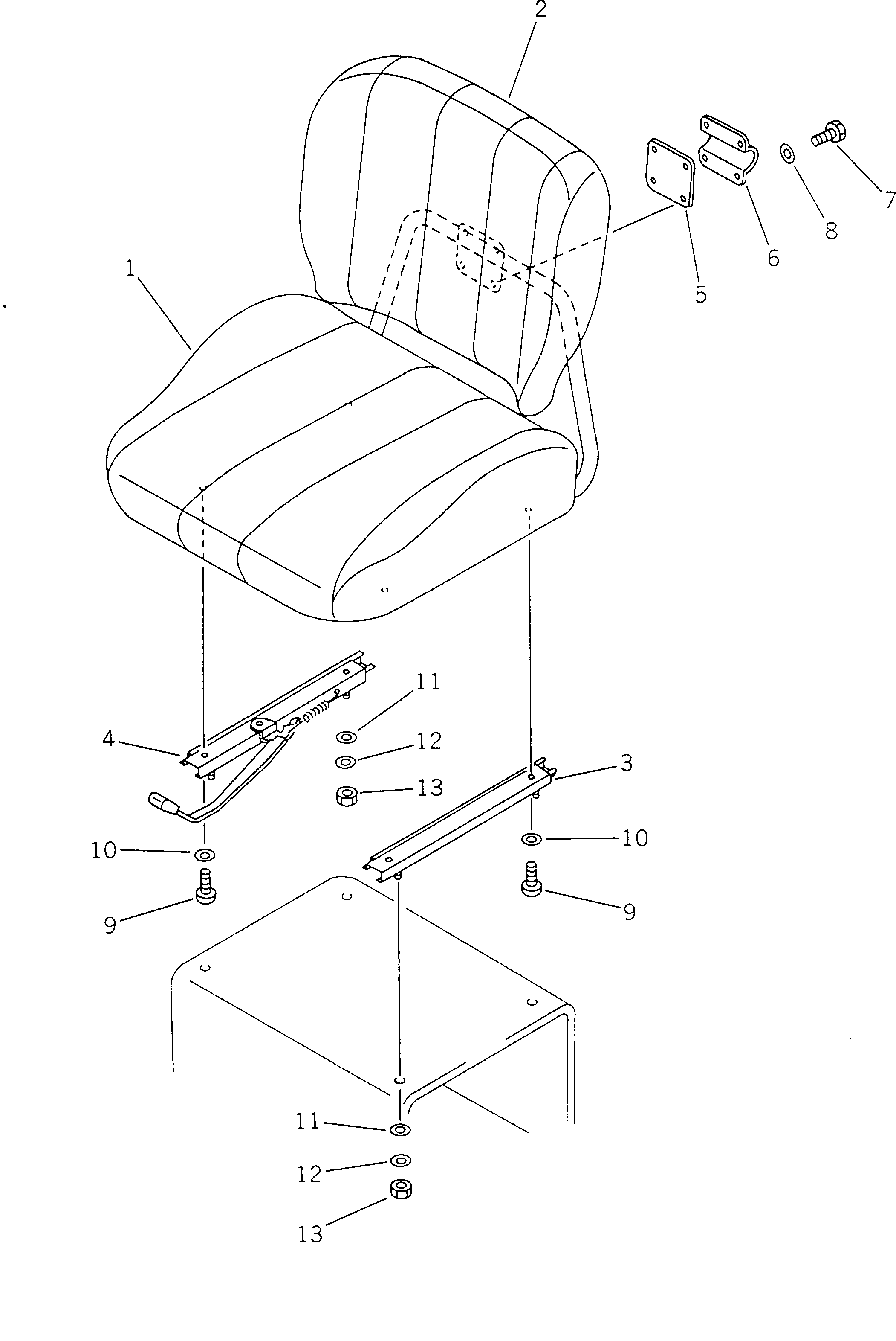Graders Komatsu / GD510R-1 S/N 15001-UP(gd510r-r) / OPERATOR