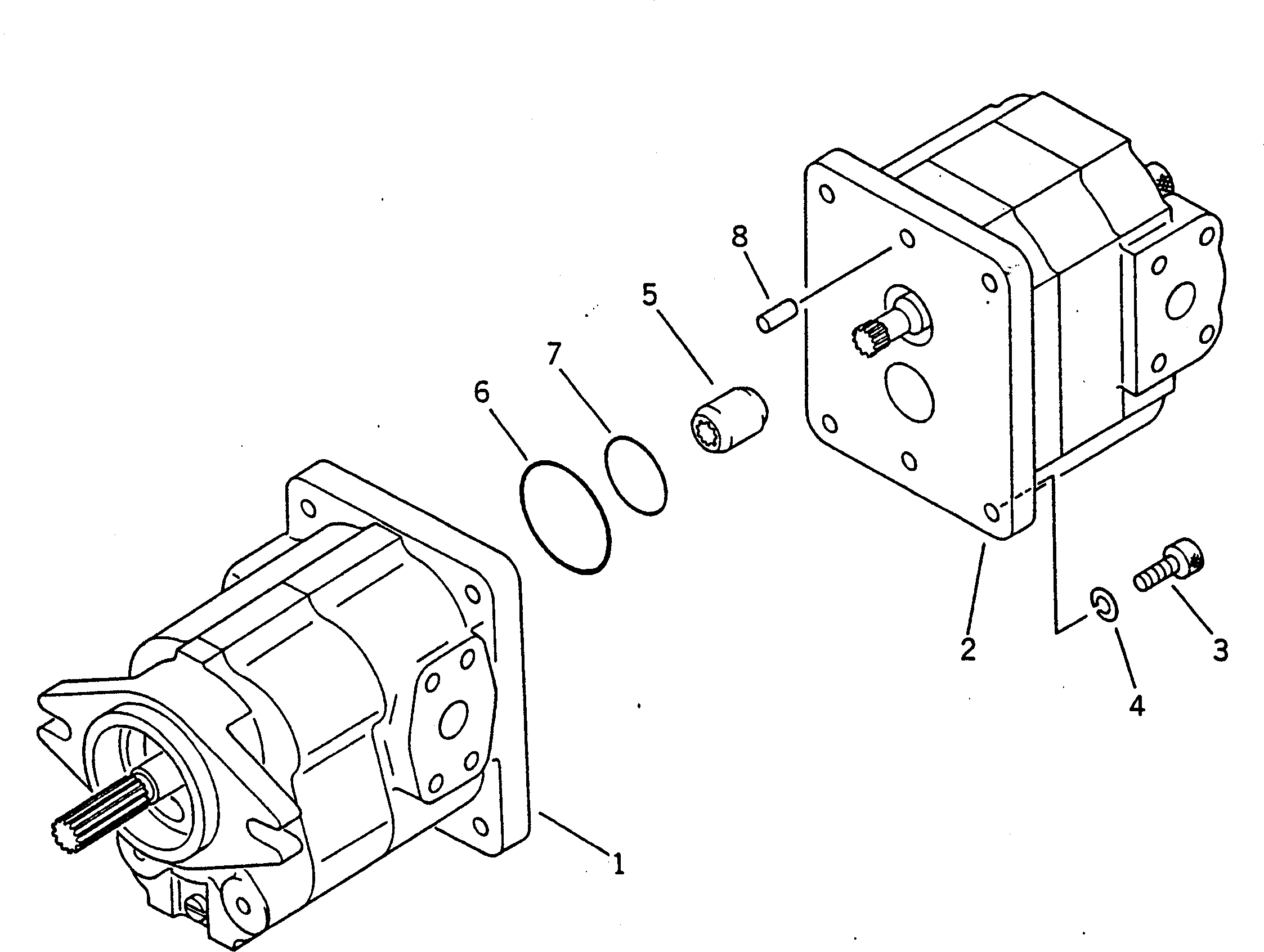 Graders Komatsu / GD600R-3 S/N 14001-UP(gd600r0c) / STEERING PUMP(120060 : 416)