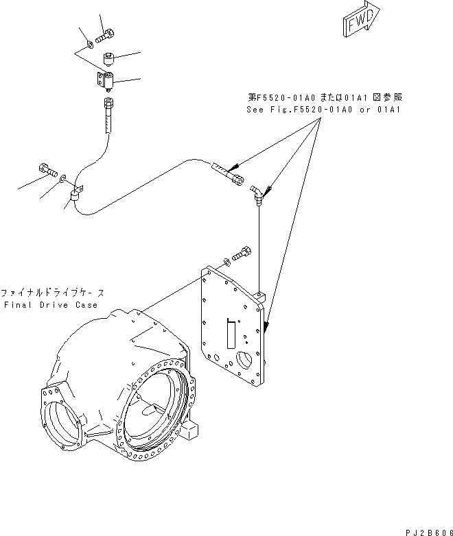 Graders Komatsu / GD675-3 S/N 50001-UP (For North America)(gd675-3c) / REAR AXLE (FINAL DRIVE) (BREATHER)(#50001-51000)(150220 : F4500-07A0)