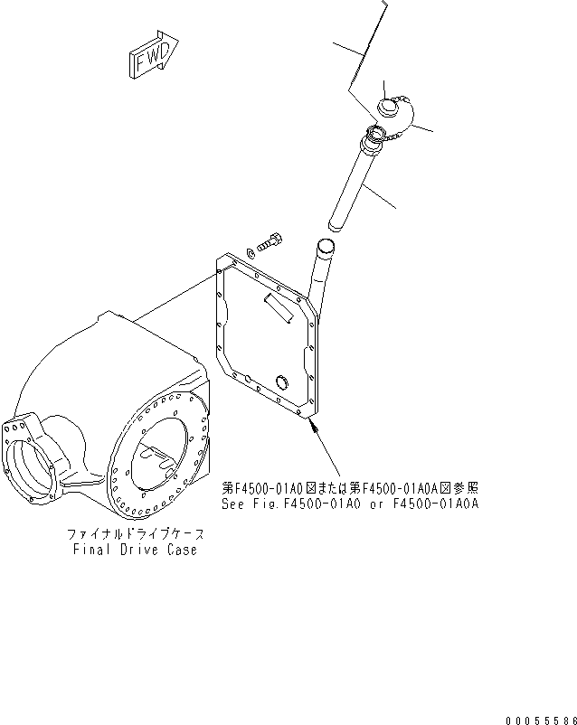 Graders Komatsu / GD675-3 S/N 50001-UP (For North America)(gd675-3c) / TORQUE CONVERTER AND TRANSMISSION MOUNTING PARTS (FILLER)(#51001-)(150460 : F4810-02A1)