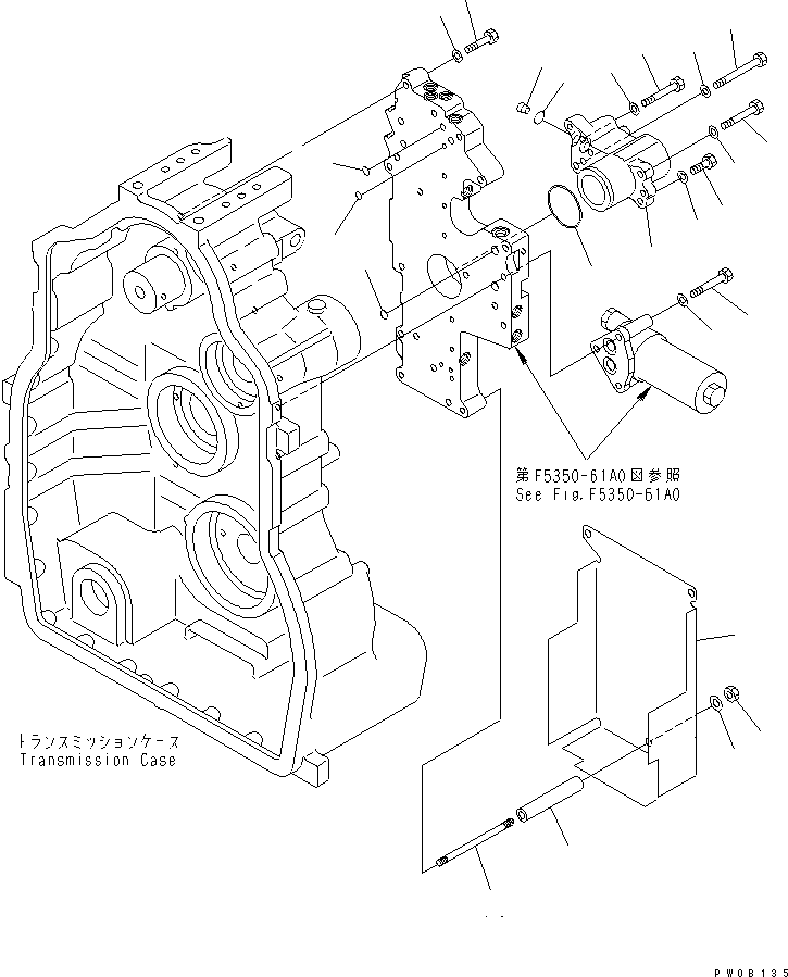 Graders Komatsu / GD675-3 S/N 50001-UP (For North America)(gd675-3c) / CONTROL VALVE MOUNTING(150590 : F5350-62A0)