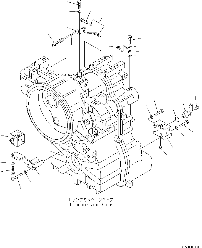Graders Komatsu / GD675-3 S/N 50001-UP (For North America)(gd675-3c) / TRANSMISSION (PIPING) (3/3)(150620 : F5350-65A0)