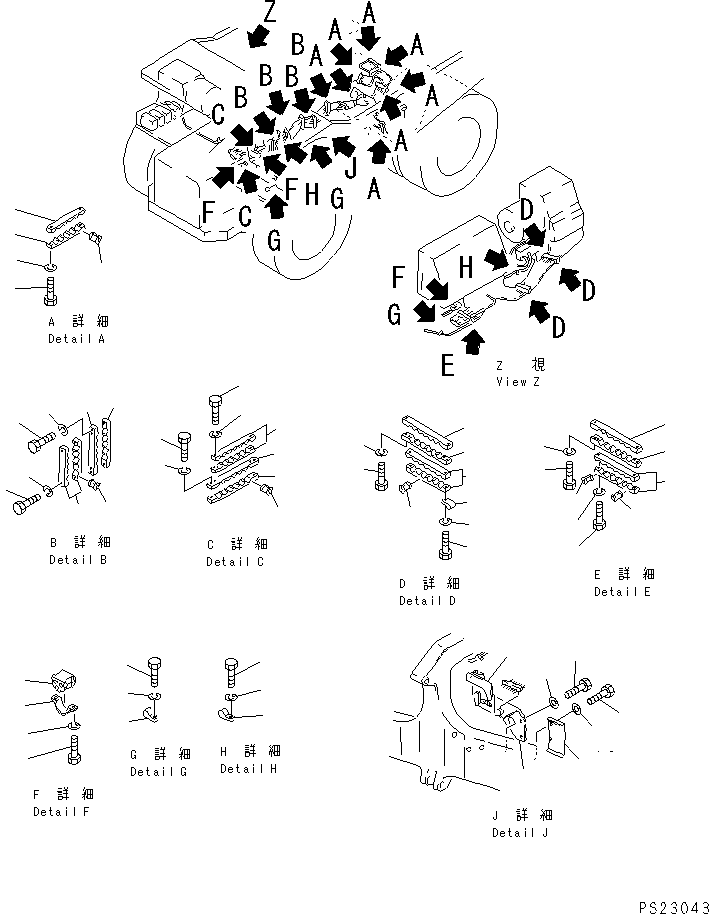 Dump Trucks Komatsu / HD1200-1 S/N 1818-UP (For C.I.S. / Chassis only)(hd1200-c) / ELECTRICAL SYSTEM (2/2)(060020 : 2002)
