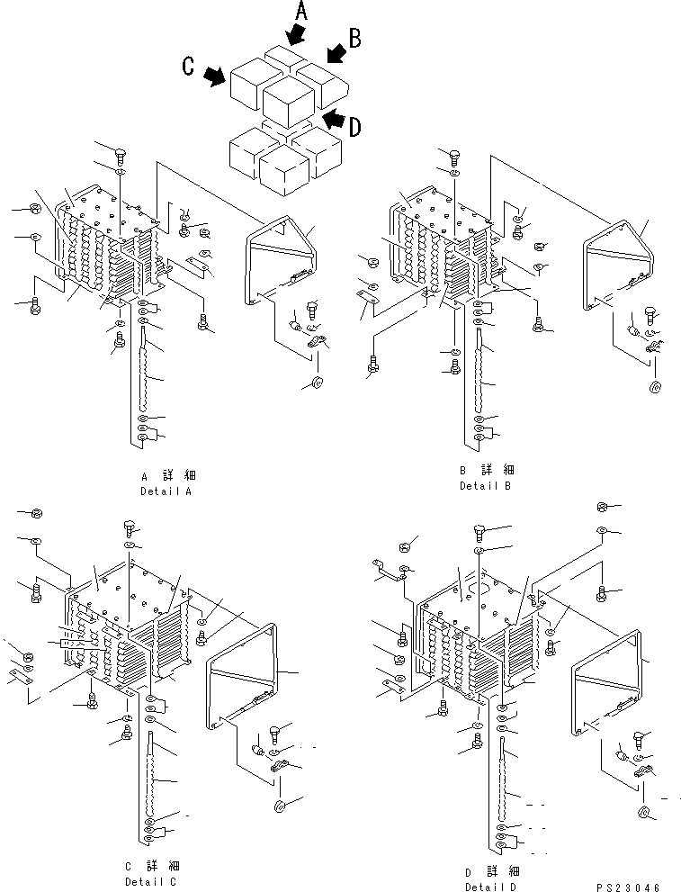 Dump Trucks Komatsu / HD1200-1 S/N 1818-UP (For C.I.S. / Chassis only)(hd1200-c) / BRAKE RESISTER (4/5)(060160 : 2404)