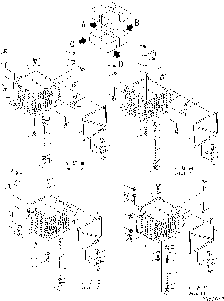 Dump Trucks Komatsu / HD1200-1 S/N 1818-UP (For C.I.S. / Chassis only)(hd1200-c) / BRAKE RESISTER (5/5)(060170 : 2405)