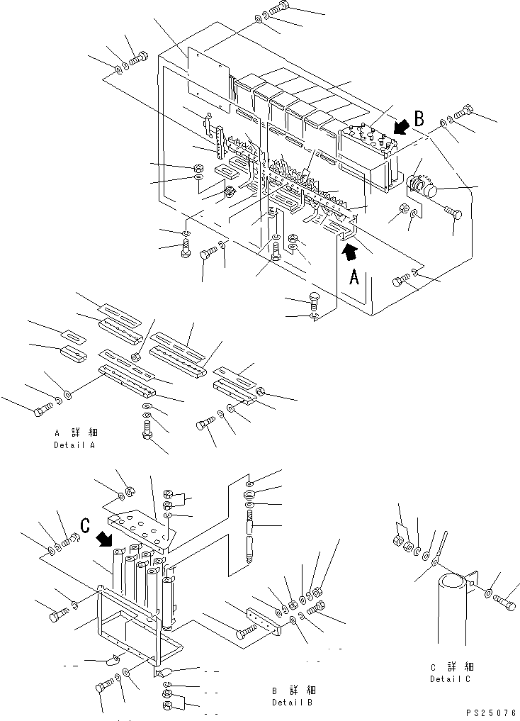 Dump Trucks Komatsu / HD1200-1 S/N 1818-UP (For C.I.S. / Chassis only)(hd1200-c) / CONTROL CABINET (3/3)(060200 : 2503)