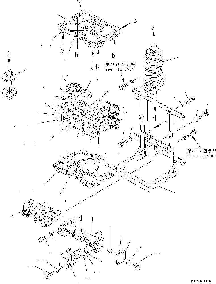 Dump Trucks Komatsu / HD1200-1 S/N 1818-UP (For C.I.S. / Chassis only)(hd1200-c) / REVERSER(060290 : 2581)