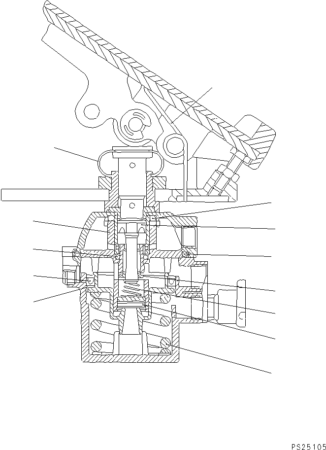 Dump Trucks Komatsu / HD1200-1 S/N 1818-UP (For C.I.S. / Chassis only)(hd1200-c) / ACCELERATOR PEDAL(120020 : 4011)