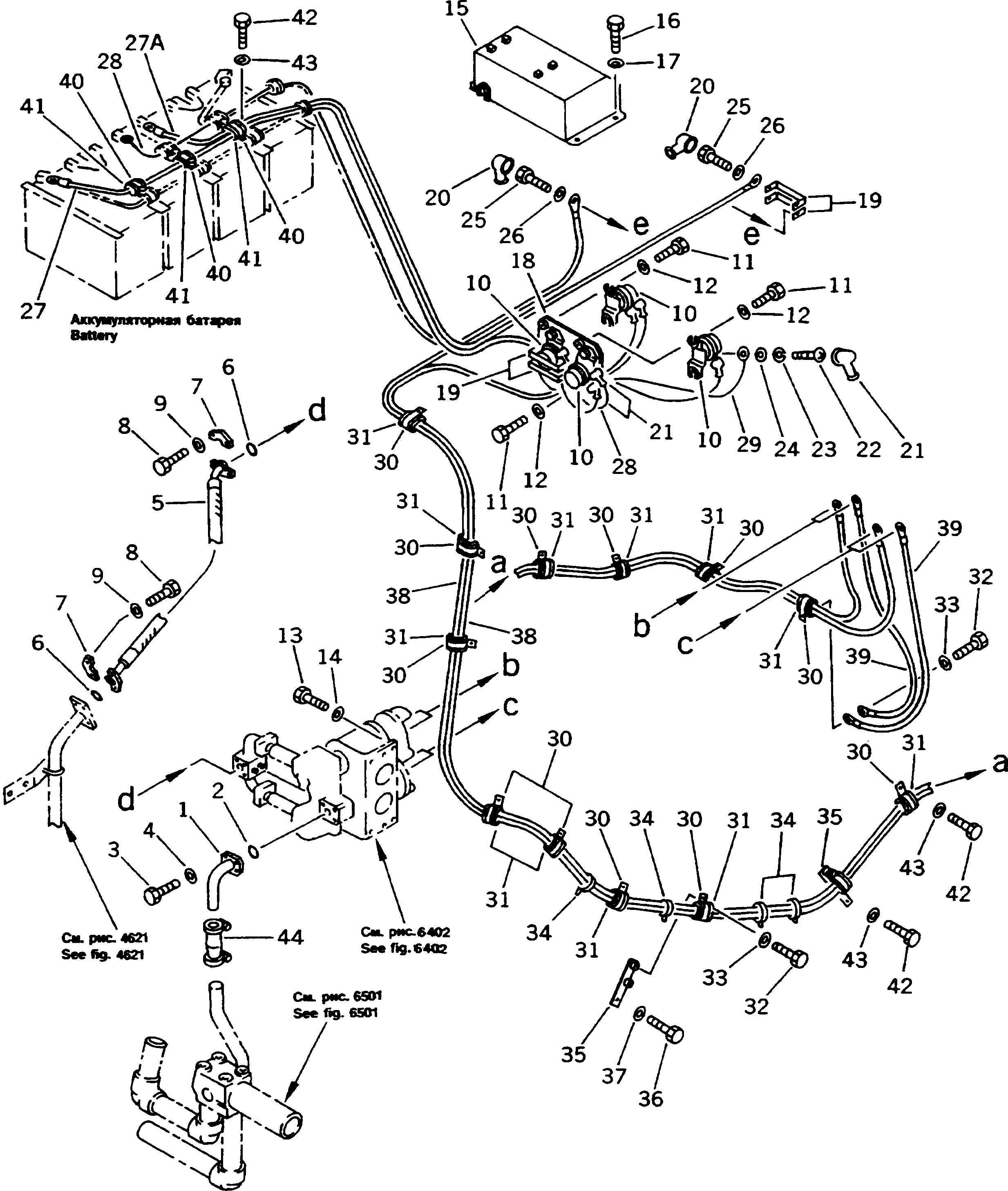 Dump Trucks Komatsu / HD1200-1 S/N 1818-UP (For C.I.S. / Chassis only)(hd1200-c) / EMERGENCY STEERING (1/2)(180140 : 6401)