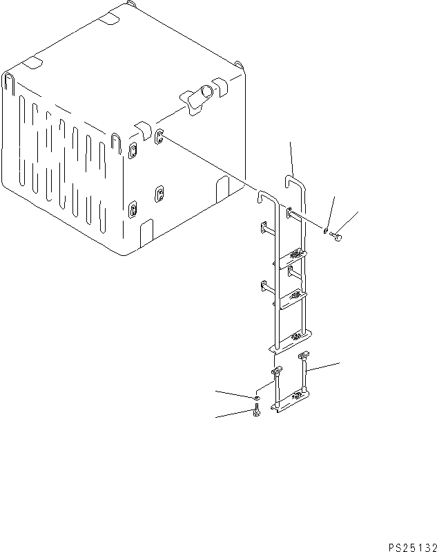 Dump Trucks Komatsu / HD1200-1 S/N 1818-UP (For C.I.S. / Chassis only)(hd1200-c) / FUEL TANK STEP(210330 : 8521)