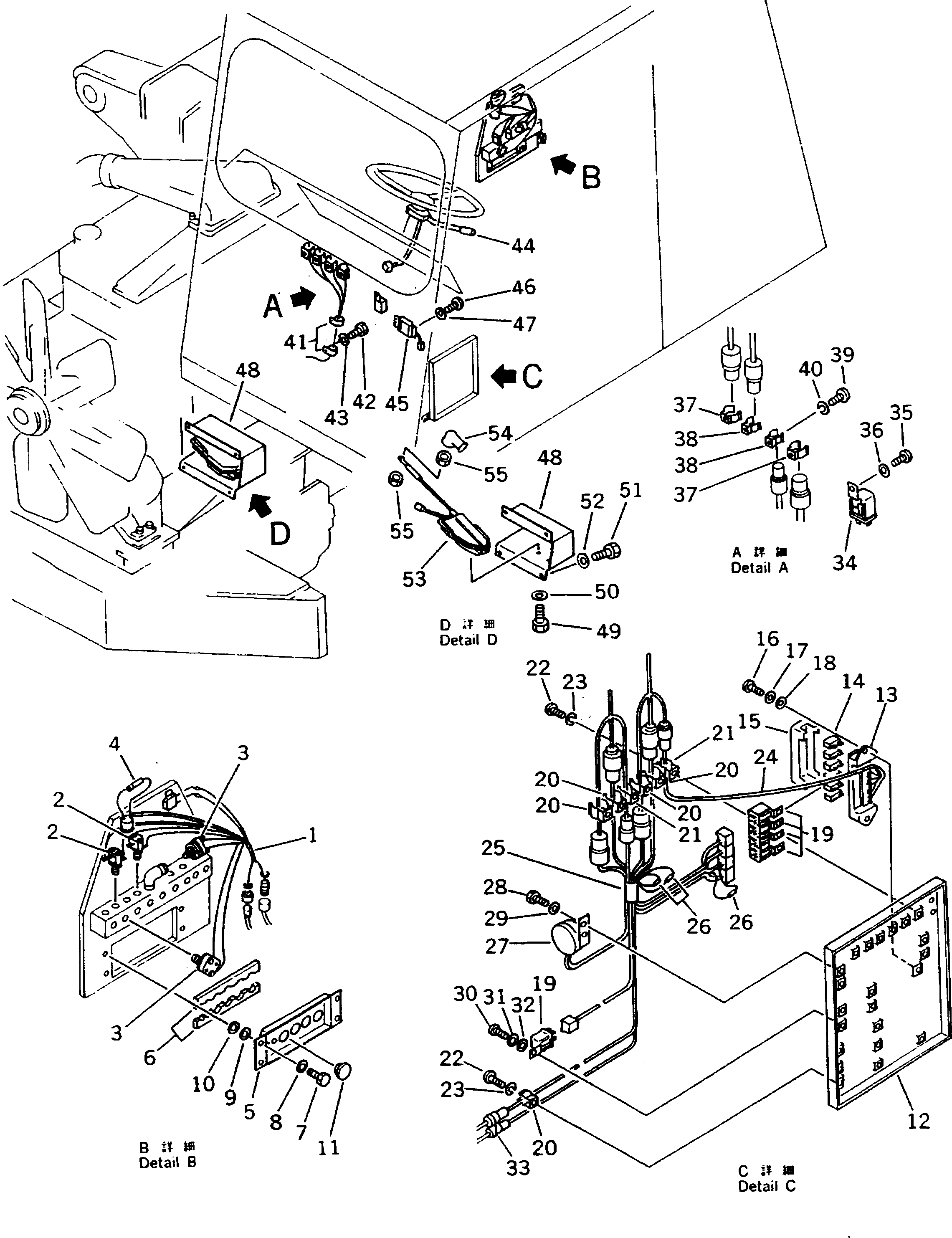 Dump Trucks Komatsu / HD205-3 S/N 1003-UP(hd205-3c) / ELECTRICAL SYSTEM (1/3)(#1003-1265)(030400 : 1501)