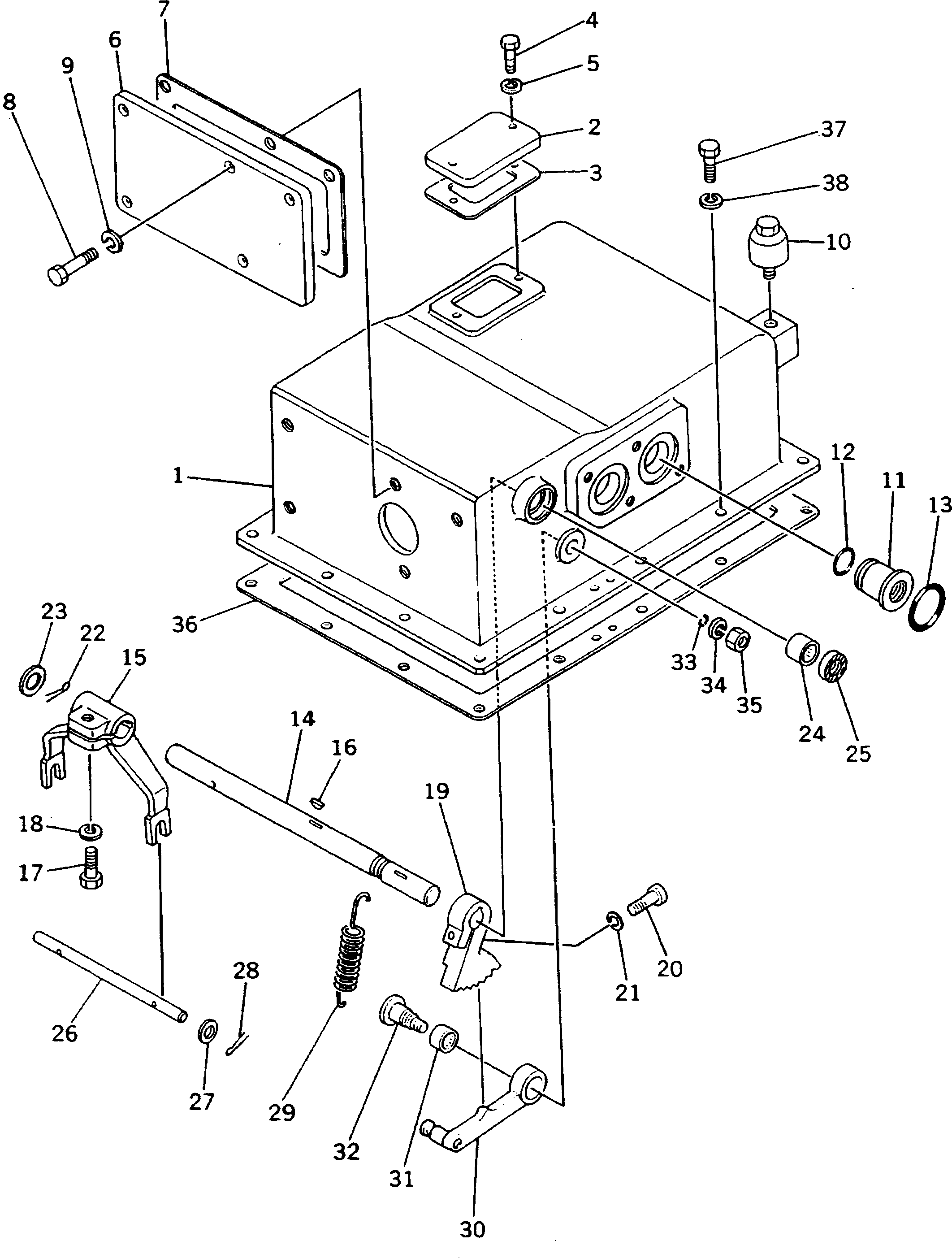 Dump Trucks Komatsu / HD205-3 S/N 1003-UP(hd205-3c) / TRANSMISSION CONTROL VALVE (2/2) (FOR HEAVY DUTY)(#1819-)(060210 : 2522)