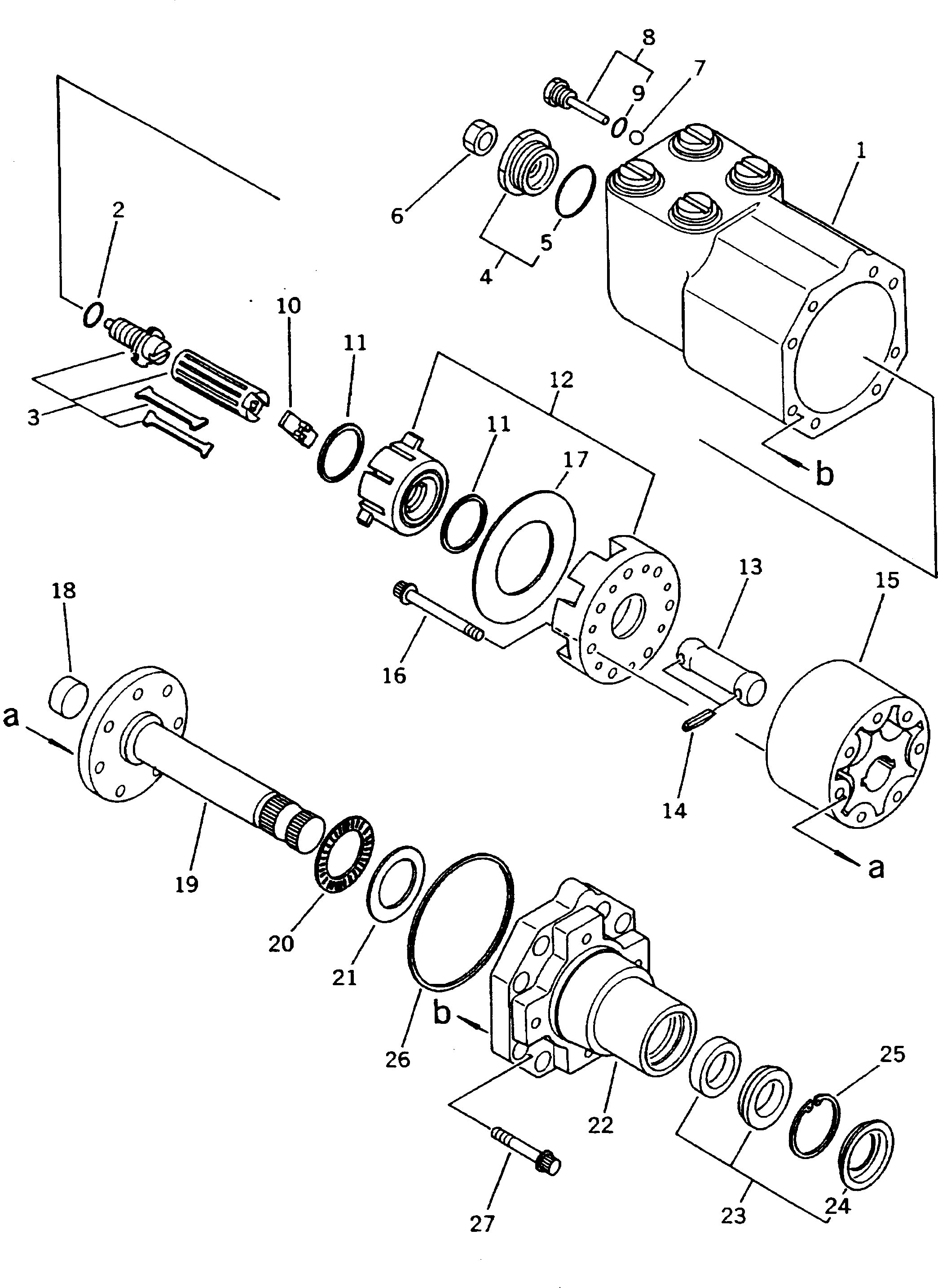 Dump Trucks Komatsu / HD205-3 S/N 1003-UP(hd205-3c) / STEERING VALVE(#1003-1531)(120040 : 4211)