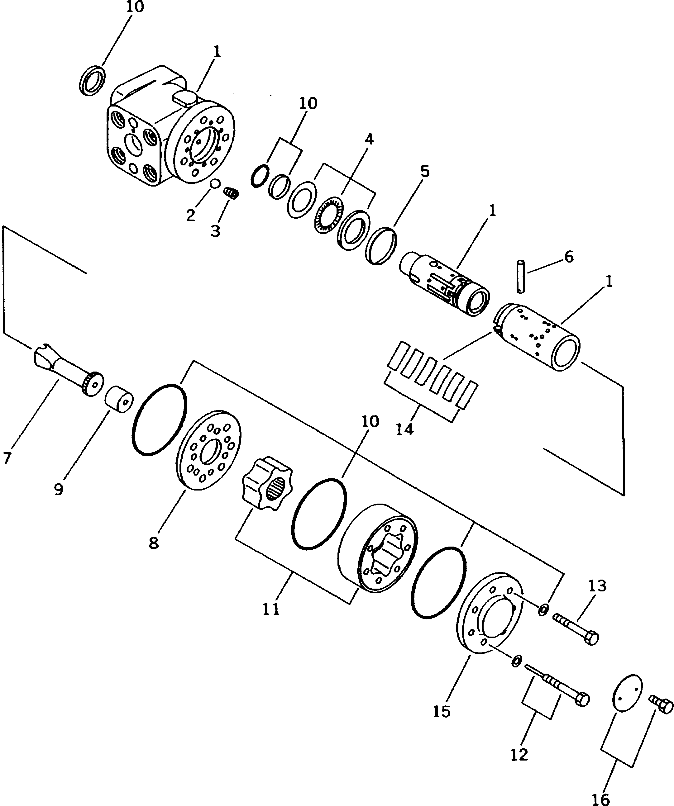 Dump Trucks Komatsu / HD205-3 S/N 1003-UP(hd205-3c) / STEERING VALVE(#1532-)(120050 : 4211A)