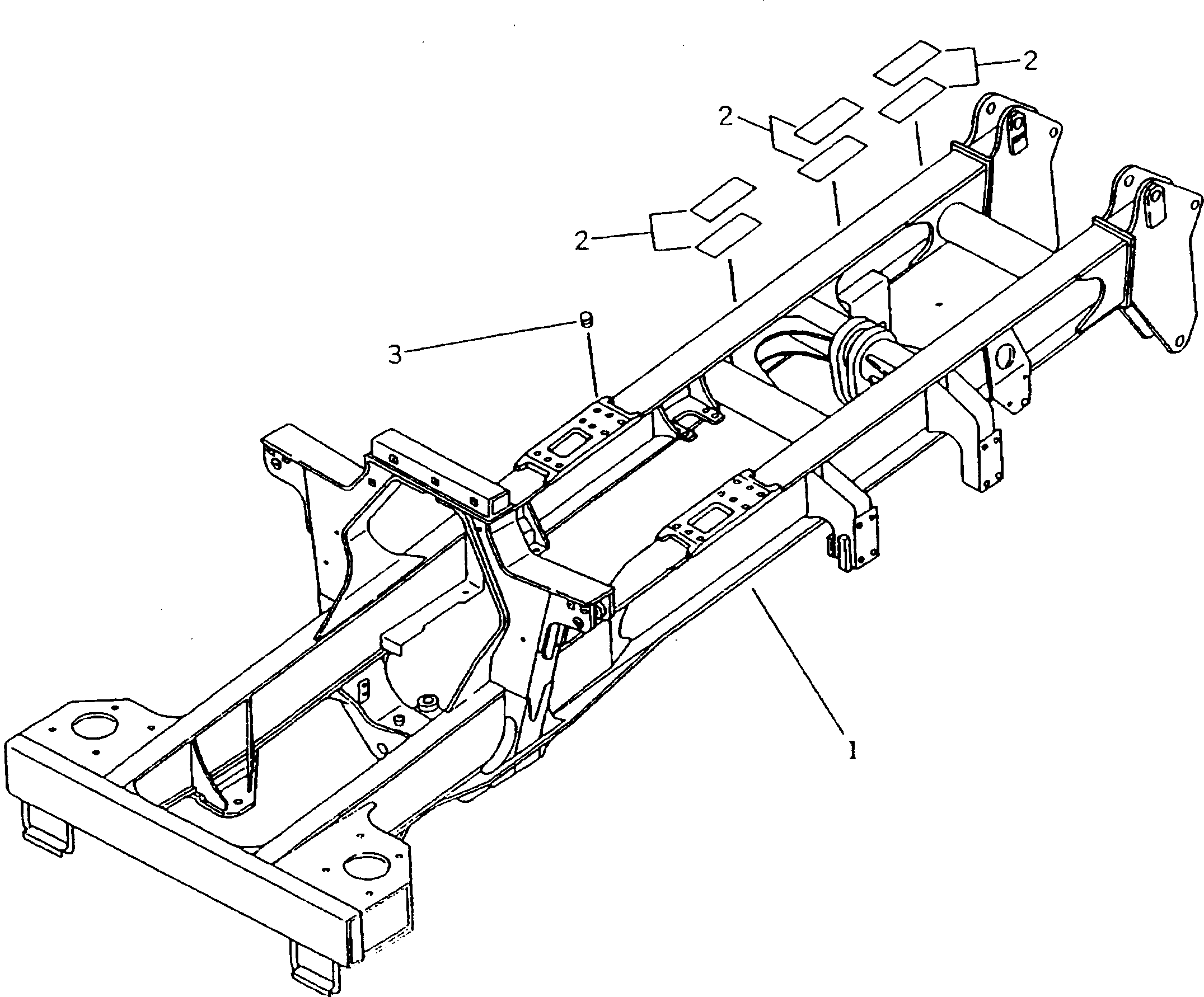 Dump Trucks Komatsu / HD205-3 S/N 1003-UP(hd205-3c) / MAIN FRAME(#1003-1265)(150010 : 5001)