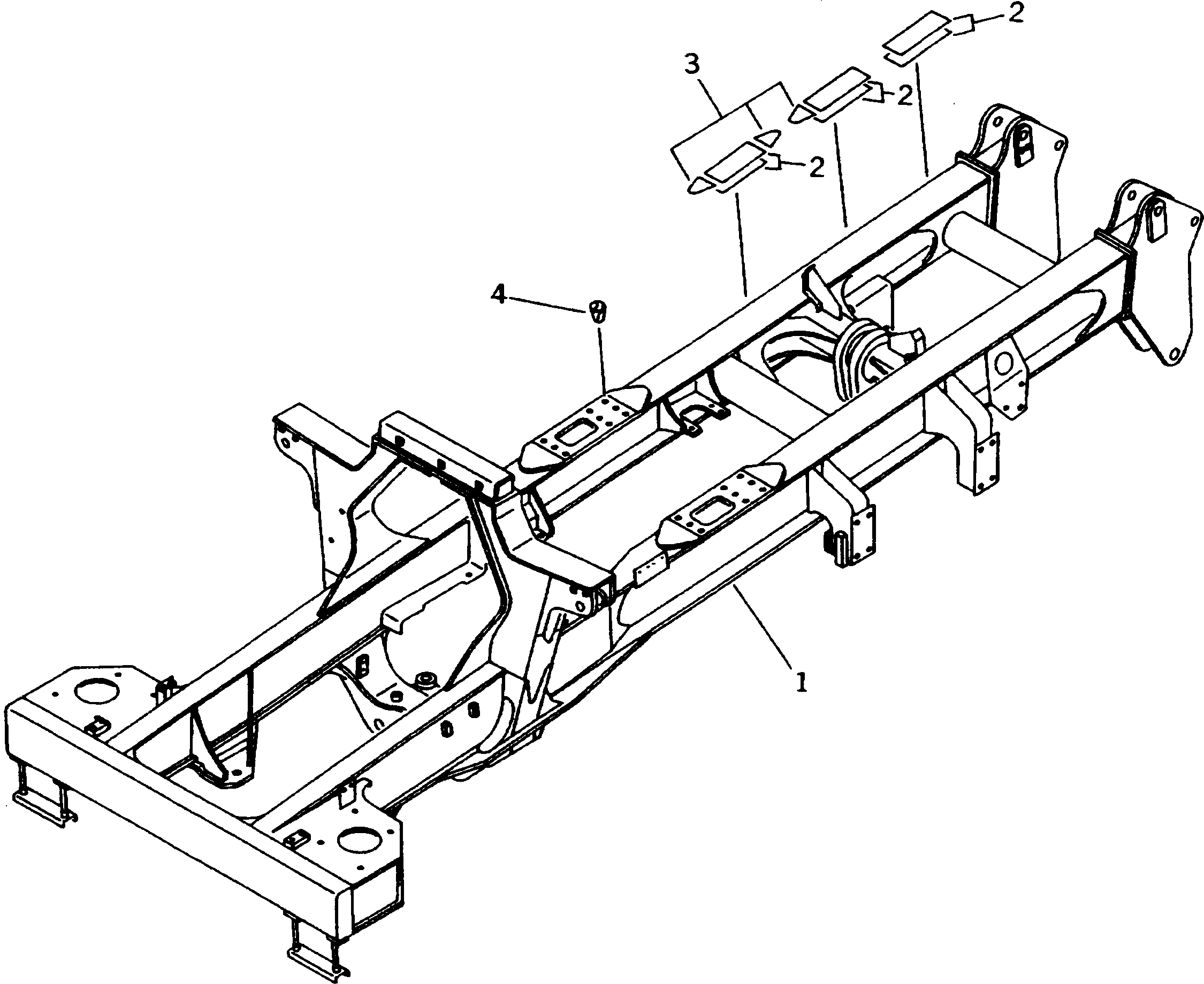 Dump Trucks Komatsu / HD205-3 S/N 1003-UP(hd205-3c) / MAIN FRAME(#1266-)(150020 : 5001A)