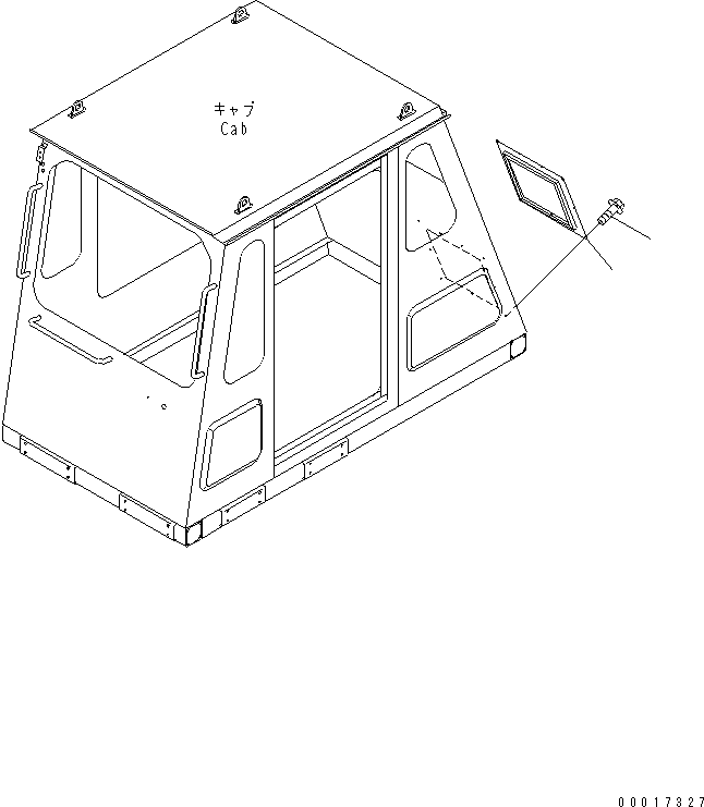 Komatsu parts book diagram for HD255-5 S/N 1001-UP: AIR CONDITIONER DUCT (AIR CONDITIONER LESS)(#1425-1600)