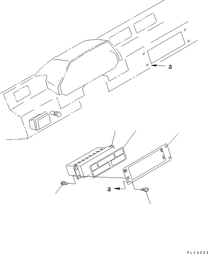 Komatsu parts book diagram for HD255-5 S/N 1001-UP: AIR CONDITIONER ? HEATER AND COOLER (5/5)(#1001-1200)