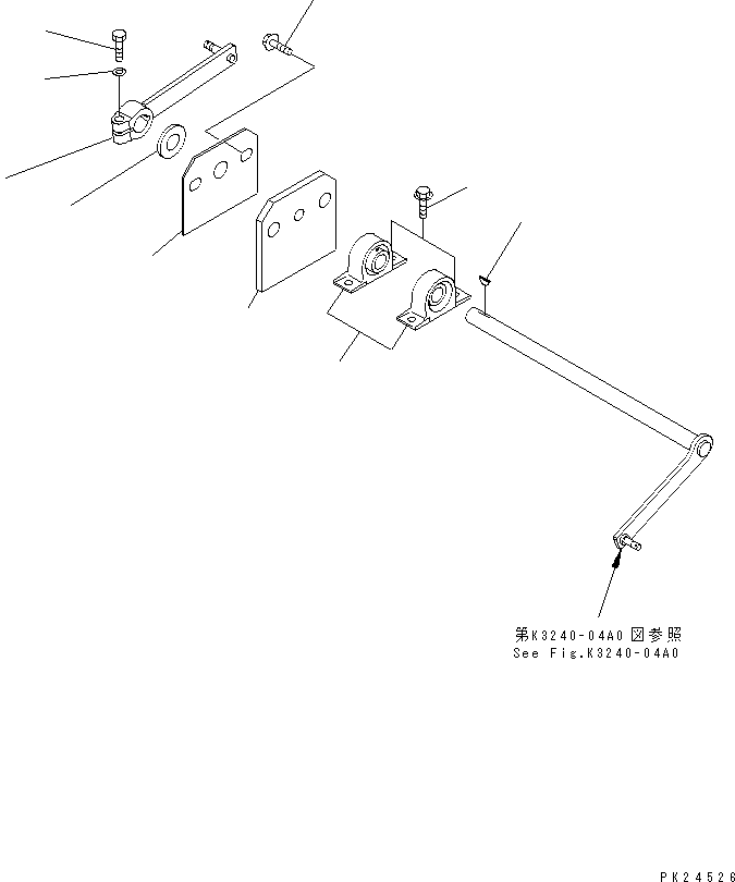 Komatsu parts book diagram for HD255-5 S/N 1001-UP: ENGINE CONTROL (INSIDE CAB)(#1001-1200)