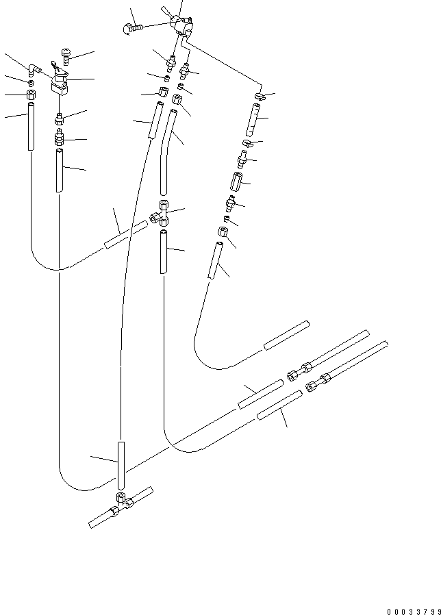 Komatsu parts book diagram for HD255-5 S/N 1001-UP: FLOOR SUB (CONSOLE BOX) (2/3)(#1425-)