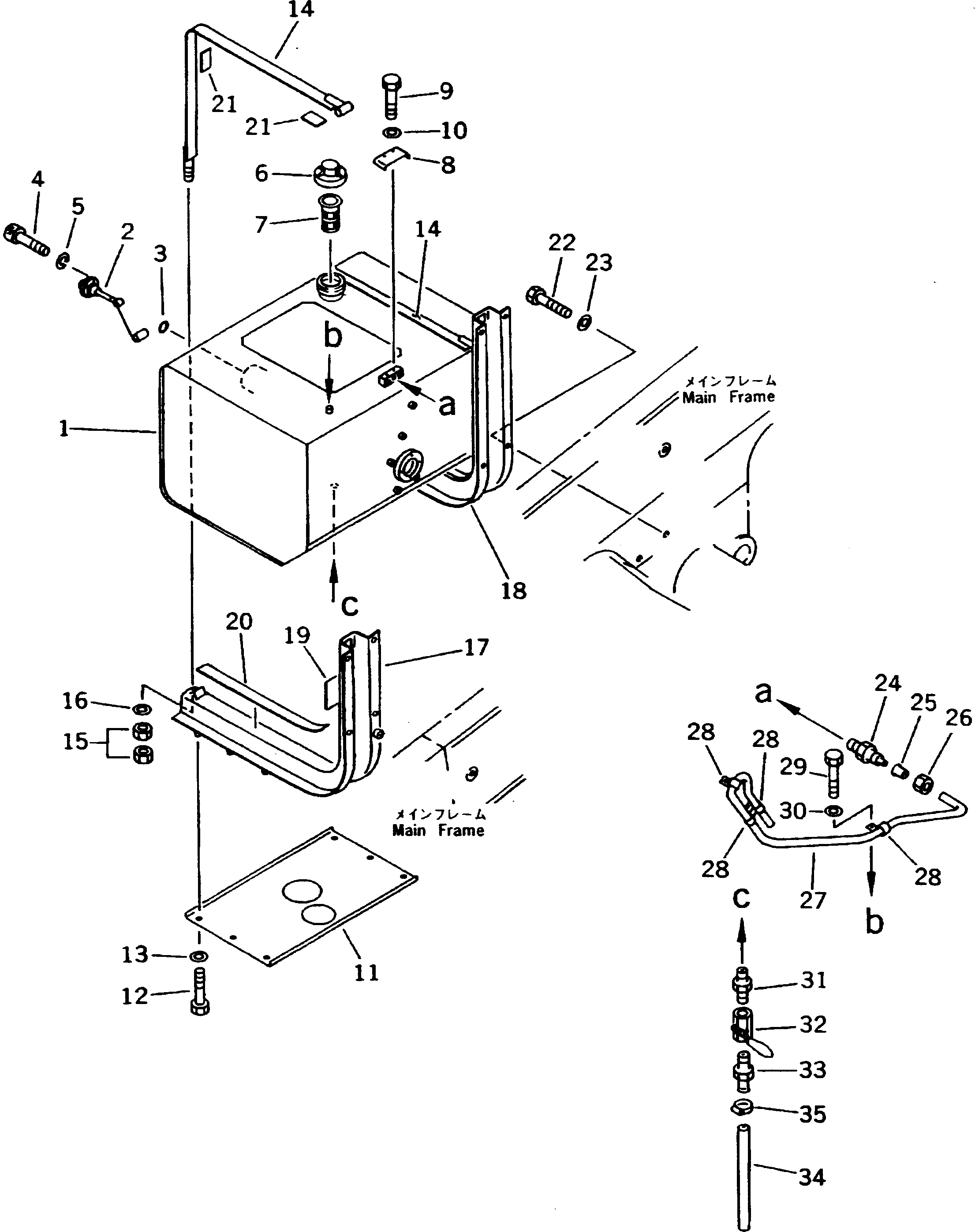 Dump Trucks Komatsu / HD325-6 S/N 5001-UP(hd325-6c) / FUEL TANK(#5001-5484)(030320 : 1301)