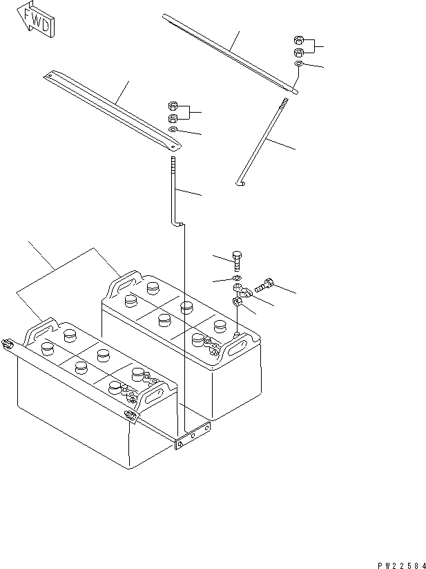 Dump Trucks Komatsu / HD325-6 S/N 5001-UP(hd325-6c) / BATTERY(#5001-5999)(030480 : 1401)