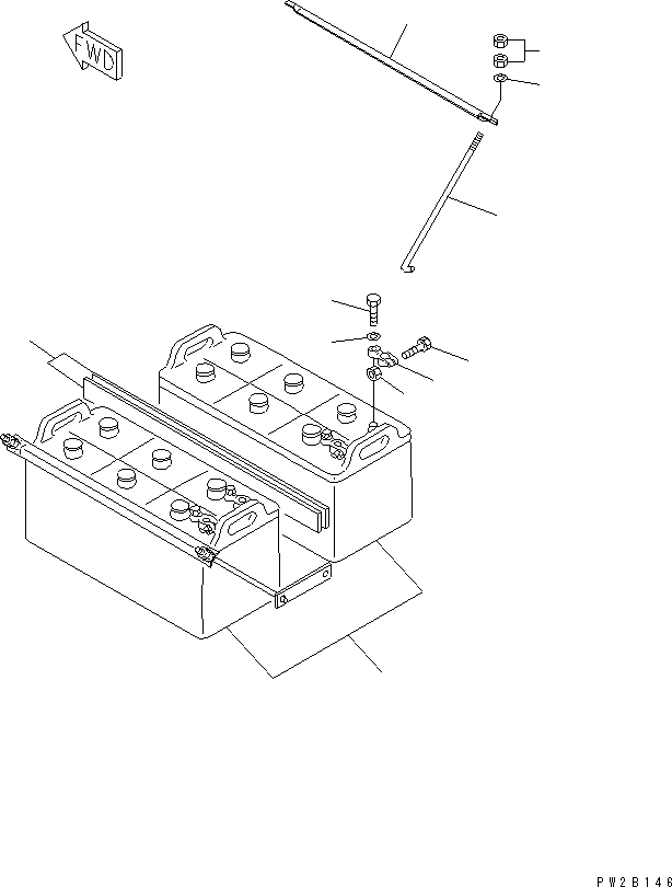 Dump Trucks Komatsu / HD325-6 S/N 5001-UP(hd325-6c) / BATTERY(#6001-)(030490 : 1401A)